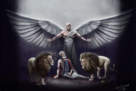 Image result for daniel in the den of lions | Daniel and the lions, Lions, Bible art