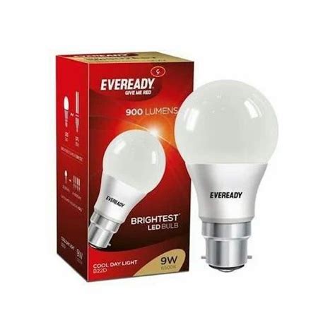 900 Eveready 9w Led Bulb Base Type B22d Color Temperature 6500k At