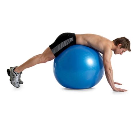 Swiss Ball Reverse Hip Raise Ball Exercises Stability Ball Exercises