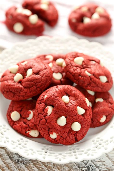 These Easy Red Velvet Cake Mix Cookies only require 4 simple