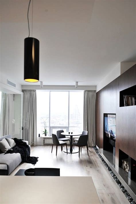 #69994, see more inspiration at decoratorist.com An Ultra Modern Moscow Apartment With A Glass Wall Between ...