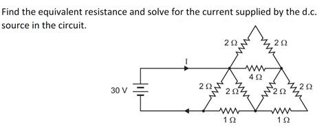 Solved Find The Equivalent Resistance And Solve For The