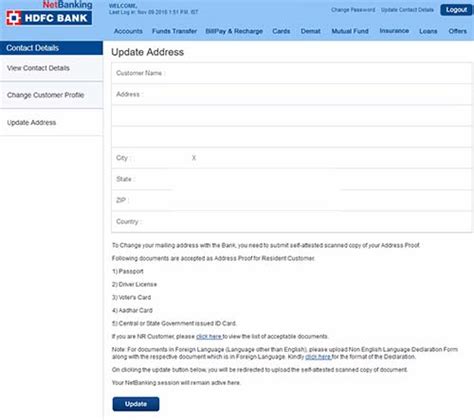 Change of bank mandate / mode of payment refer (i) from instructions overleaf request for fill section (s) change of bank details / mode of payout pan & kyc updation change of address updation of contact details nominee updation / cancellation consolidation of folios hdfcmf eservices a+b+i a+c+i a+d+i a+e+i a+f+i a+g+i a+h+c+i How to Change Address in HDFC Bank Account » Reveal That