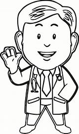 Doctor Coloring Nurse Male Drawing Clipart Cartoon Dr Colouring Printable Sheet Woman Clipartmag Drawings Stethoscope Popular sketch template