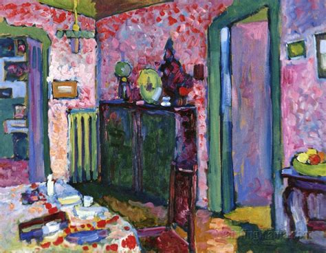Interior My Dining Room Wassily Kandinsky Paintings