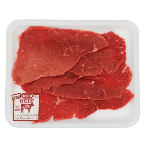 H E B Beef Bottom Round Steak Milanesa Usda Select Shop Beef At H E B