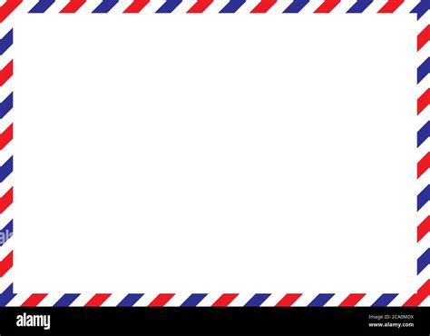 Airmail Envelope Frame International Vintage Letter Border Retro Air