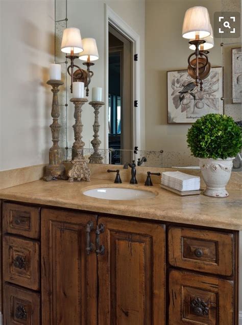 Pin By Catherine Gordy On Farmhouse Styles Tuscan Bathroom Decor