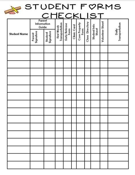 Welcome Back Week Helpful Hints Teaching Printables Student Forms
