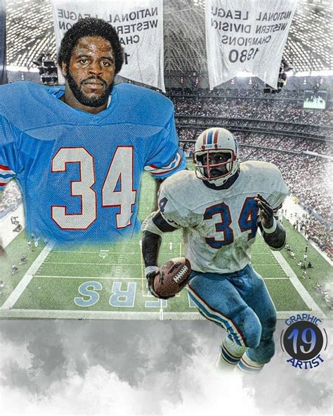 Earl Campbell Houston Oilers Nfl History Oilers