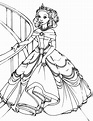 Dibujos Princesas Para Colorear E Imprimir Gratis - Páginas Colorear
