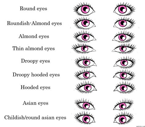 Determine Your Eye Shape Mine Is Round Yazı Yazma Ilhamı Gözler