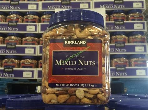 Kirkland Signature Extra Fancy Salted Mixed Nuts With Macadamia Nuts