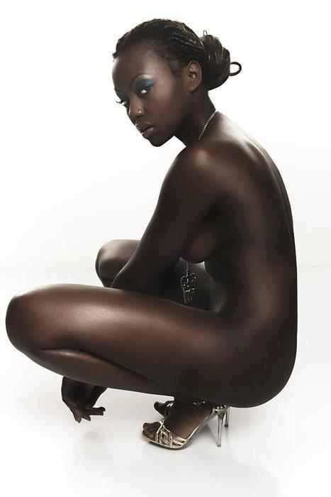 Very Dark Skin Women Nude