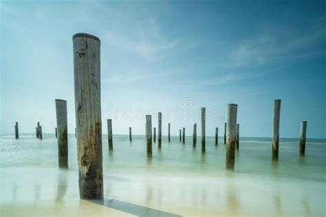Focus On Flong Exposure Seascape Taken At The North Sea In Petten With