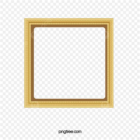 Gold Frame Border Vector Hd Png Images Vector Painted Gold Frame