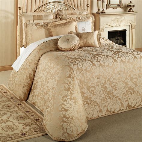 Regent Gold Oversized Bedspread Bedding With Images King Size