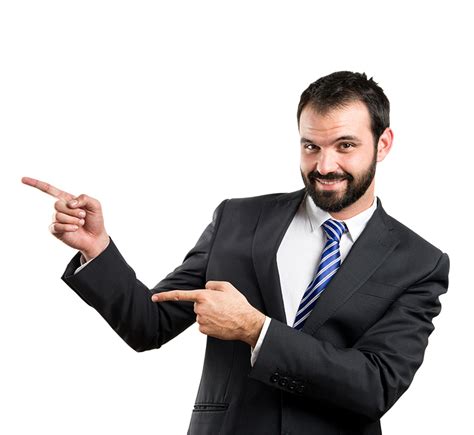 Businessman Poiting Png Png Mart