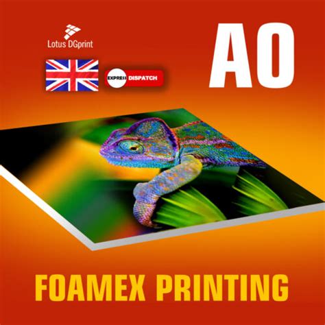 A0 841x1189 Mm Size Foamex Foam Board Sign Full Colour Printing 3 5mm