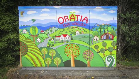 Chorus is once again working with central otago district council and the central otago district arts trust to bring artwork to the cabinets in the district and is now calling for designs from local artists. Oratia | Chorus