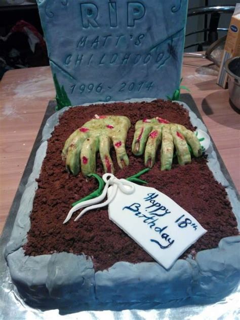 Check spelling or type a new query. Zombie grave cake | Custom cakes, Cake decorating, Cake ...