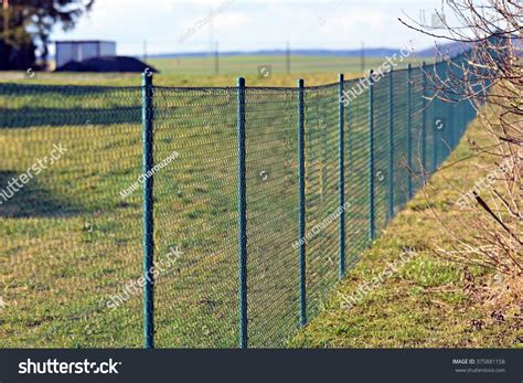 Green Wire Fence Stock Photo 375881158 Shutterstock