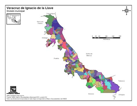 Mapa del Estado de Veracruz con Municipios Mapas para Descargar e Imprimir Imágenes Totales