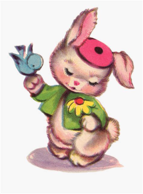 Victorian Clip Art Free Download Cute Vintage Easter Bunny Free
