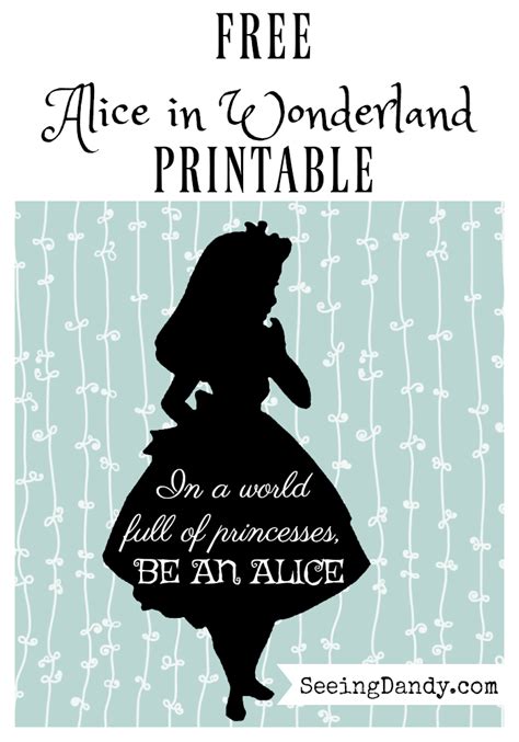 Alice In Wonderland Free Printables Get Your Hands On Amazing Free