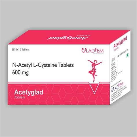 600 mg n acetyl l cysteine tablets at rs 110 box n acetyl l cysteine supplement in sas nagar