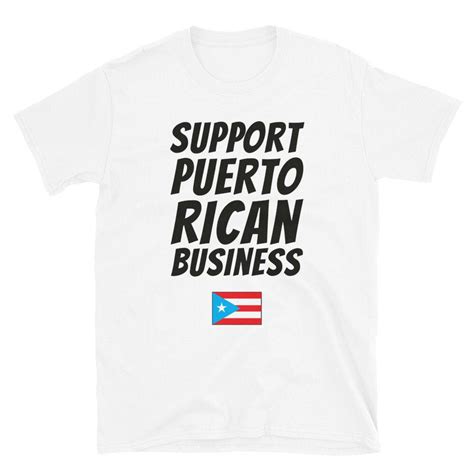 Support Puerto Rican Business T Shirt Puerto Rican Pride Etsy