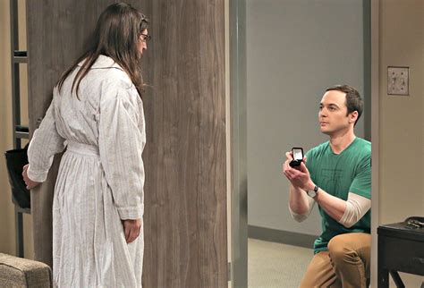 The Big Bang Theory Season Finale Recap Sheldon Proposes To Amy Glamour