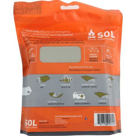Sol Heavy Duty Emergency Blanket Survival Supplies Australia