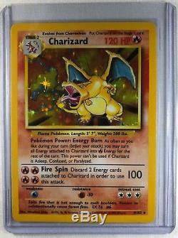 Psa 10 charizard prism carddass original pocket monsters pokemon card 1997 006💎. Charizard 4/102 Holo Rare Unlimited Pokemon Card Original Base Set Near Mint