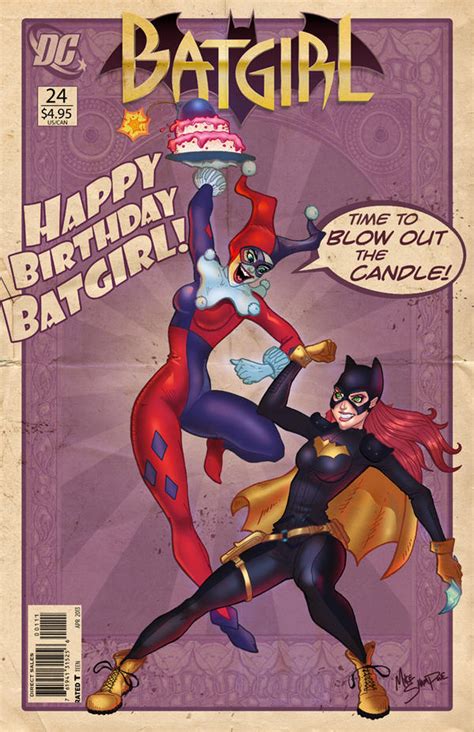 batgirl vs harley quinn art by mike shampine by mikeshampine on deviantart