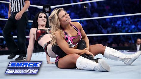 Natalya Vs Paige Smackdown Aug 22 2014 Youtube