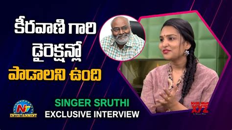 Singer Sruthi Exclusive Interview Video Social News Xyz