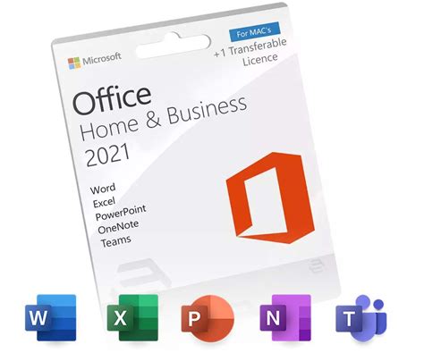 Microsoft Office Home And Business 2021 1 Device Mac Zak Learning