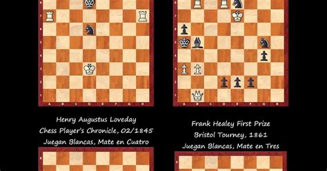Mosaico Ajedrecístico Chess Blog Classic Chess Problems By Pioneer