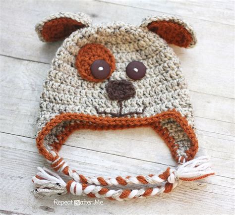 Free Pattern Kids Will Go Crazy Over This Precious Puppy Dog Hat