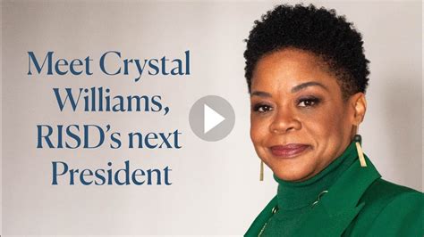 Meet Crystal Williams Risds Next President Youtube