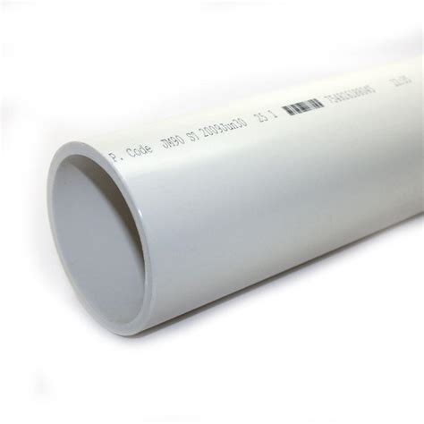 1 14 In X 10 Ft Pvc Sch 40 Dwv Plain End Pipe 1586 The Home Depot
