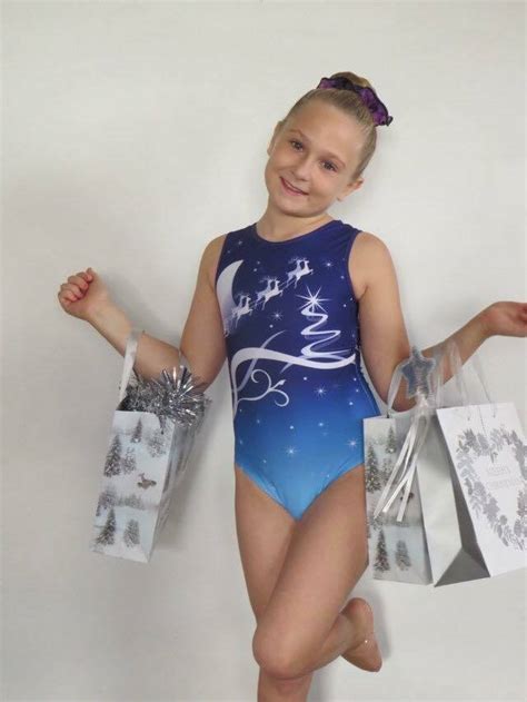 Xmas Christmas Reindeer Leotard Girls Gymnastics Lilachelene Leotards And Skatewear