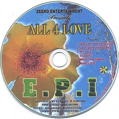 All 4 Love Cd Album Muziek