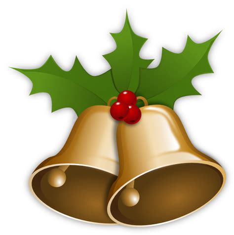 Christmas Bells With Holly Clip Art at Clker.com - vector ...