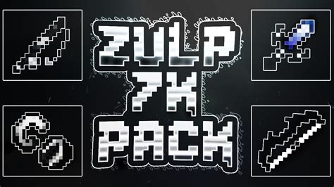 Minecraft Pvp Texture Pack Zulp 7k Black And White Pack Youtube