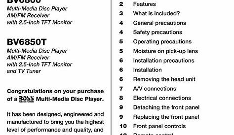 boss audio systems 616uab owner manual