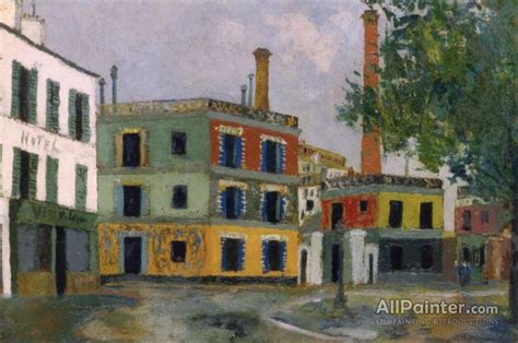 Maurice Utrillo Factories In Gobelins Oil Painting Reproductions For