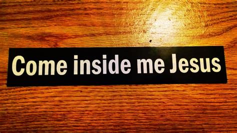 Come Inside Me Jesus Sticker 299 Free Shipping