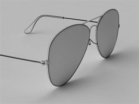Ray Ban Aviator Sunglasses 3d Model 3d Model Cgtrader